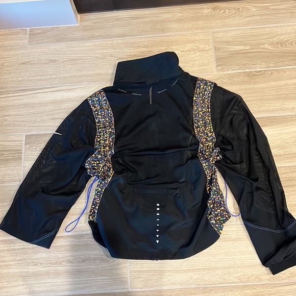 NIKE running mesh jacket adjustable XS super cute packable track jacket sheer - Picture 11 of 16
